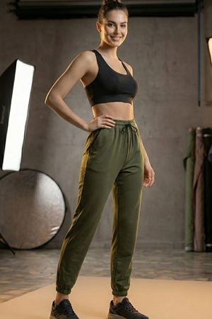 ActiveFit Kadın Jogger Eşofman Altı – Haki