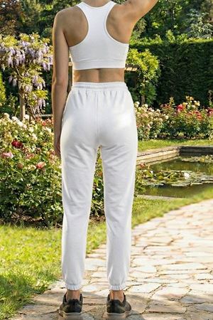 ActiveFit Kadın Jogger Eşofman Altı –Beyaz