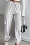RelaxFit Kadın Kargo Jogger Eşofman-Gri